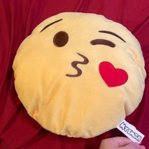 2 emoji pillows